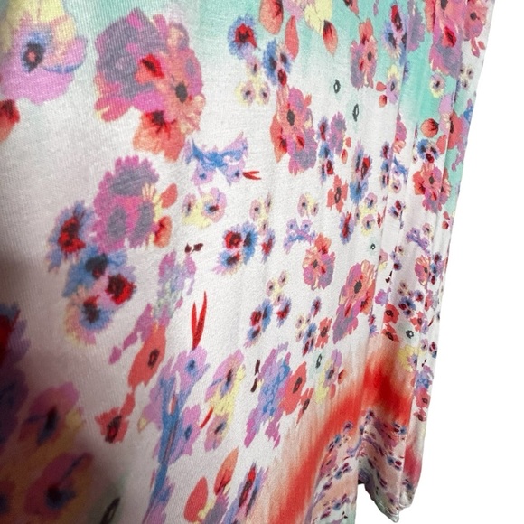 Annabelle Scoop Neck Sleeveless Floral Swing Spring/Summer/Fall Dress Sz M - Picture 10 of 12